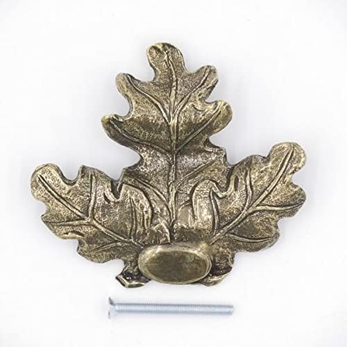 FOXCUPGenerisch 1 piece oak leaf decoration cover sheet large with thread and screw for wedger weapons