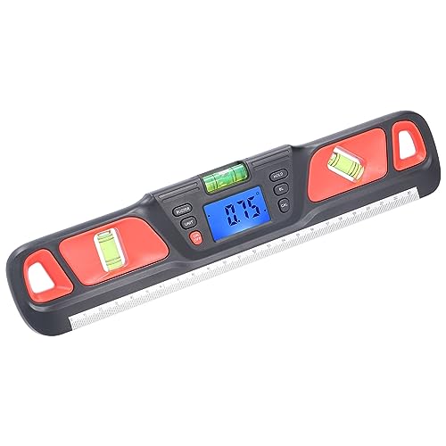 Buscador de ángulos digital con base magnética rojo miniatura 3