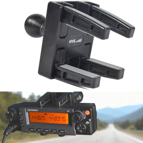 HYS Heavy Duty HF/VHF/UHF All Mode Portable QRP Transceiver Holder Mount with 1