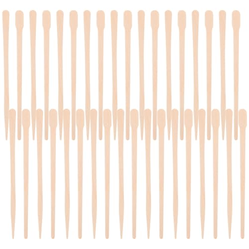 Baluue 200 Piezas de Palos de Cera para Depilación de Madera Desechables para Depilación Facial y Corporal Uso en Casa o Salón Fácil de Llevar