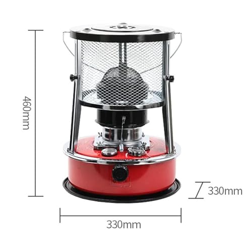Indoor Kerosene Heater 5.2L Tank Rauchbarer Portbarerove für Notstromausfälle Camping Warmth Safe Anti- Tip Design Schnelle Heizung Effiziener Kraftstoffgebrauch Gemütliches Home Office Shel-2