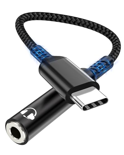 layajia Adapter USB C auf Klinke, USB C auf 3.5mm Kopfh&ouml;rer Adapter Aux Digital Audio Kopfh&ouml;rer Adapter f&uuml;r iPhone 16/15, Type C auf Klinke f&uuml;r Samsung Galaxy Pixel und Weitere Typ C Ger&auml;te