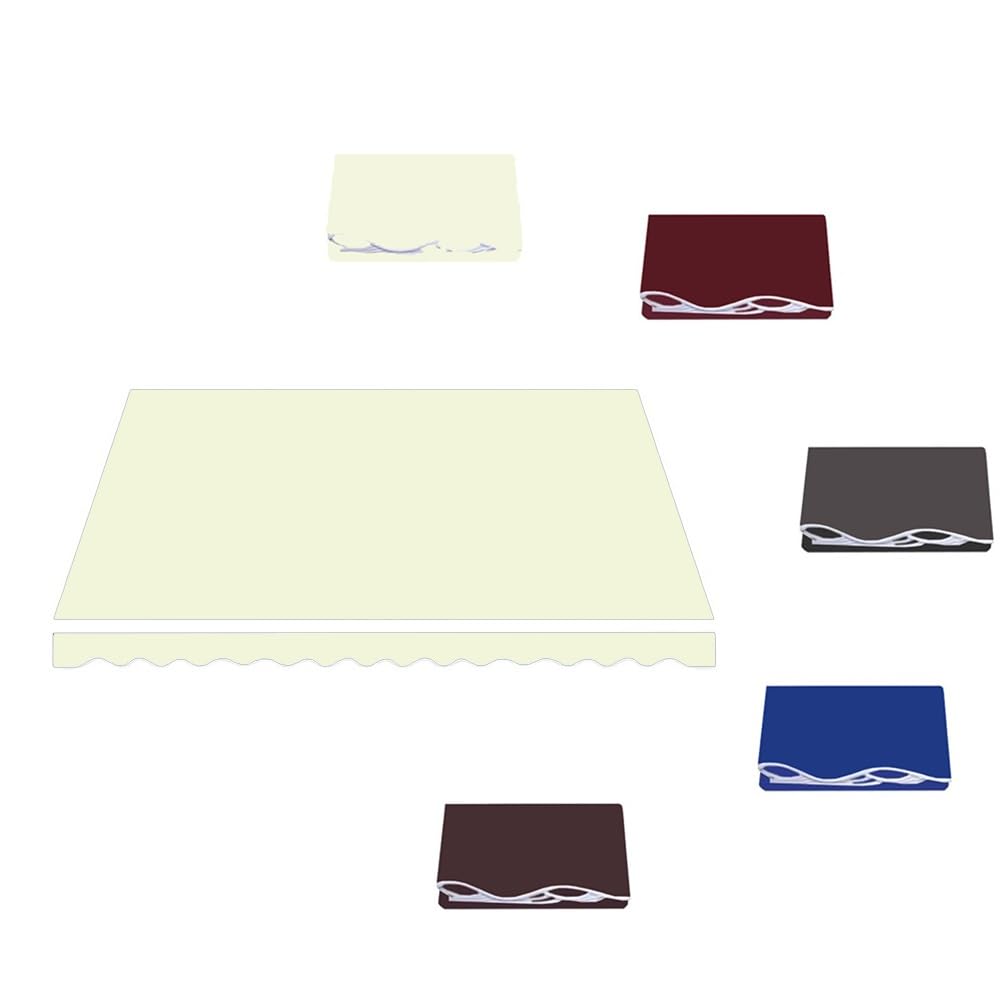 Pbwerigl Beige Awning Retractable Canopy, Retractable Awning Fabric Replacement(,500X300cm/16X10ft)