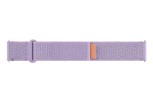 Image of SAMSUNG Galaxy Watch 6, 5, 4 Series Fabric Band, Slim, Nylon for Men and Women, Smartwatch Replacement Strap, One Click Attachment, Small /Medium, ET-SVR93SVEGUJ, Lavender