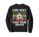 Live Ugly Fake Your Death Opossum Tshirt by T&T