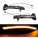 YannnnV12 Auto Rückspiegel Blinker Für BMW 5 6 7 série F/10 F/11 F07 F06 F/12 F13 F01,1 Paar Auto-Rückspiegel, Blinker, Seitenspiegelleuchte Spiegelblinker