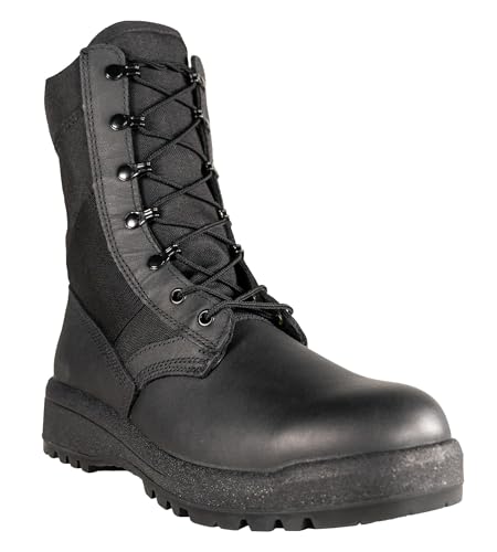 Propper Men's 8' Jungle Military Tactical Combat Boots, Black, 10