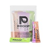Electrolyte Supplement | Hydration Sachets | Zero Sugar Electrolyte Hydration with Essential Vitamins | (15 Servings, 5 Peach, 5 Mixed Berry 5 Lemon & Lime) from Proof Hydration