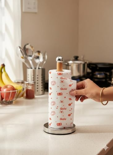 Image of Gala Reusable Kitchen Towel Roll (Anti-Bacterial,80 Washable Wipes per Sheet)