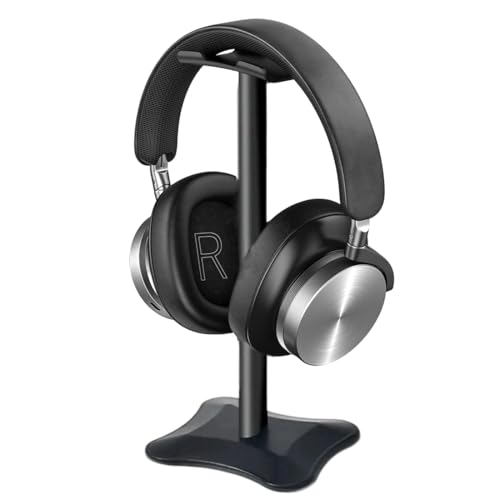 YUVKIN Support Universel pour Casque Over Ear, Casque Gaming et Présentoir de Casque, en Aluminium + TPU + ABS (Noir)