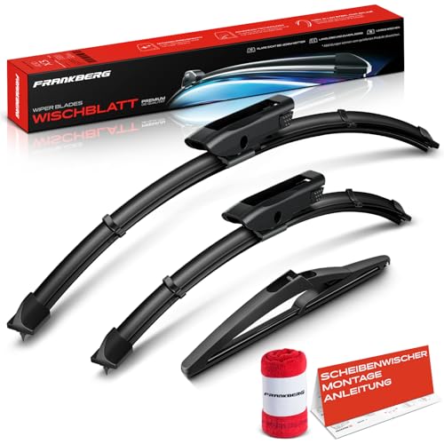 Essuie-glace Megane 2017-2024 - Kit complet avant et arrière 3 pièces