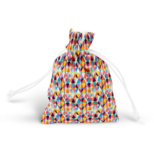 Image of ArtzFolio Geometric Ornament D1 | Pouch Wrist Potli Bag | Bag for Weddings & Casual Parties