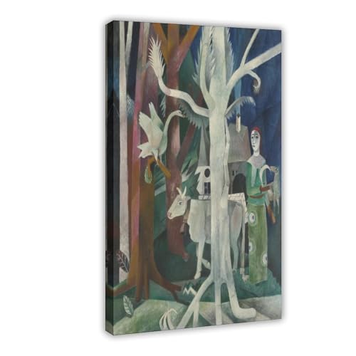 Affiche Heinrich Campendonk L'arbre blanc toile 41x61 cm