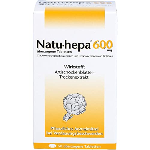 NATU HEPA 600 mg überzogene Tabletten 50 St