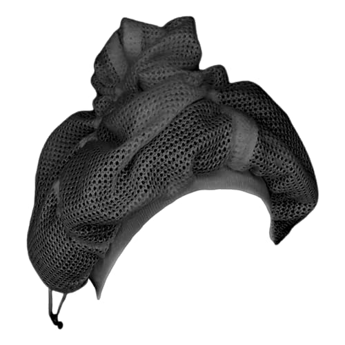 Gorro de malla para mujer, gorro de plopping de malla con cordón, gorro de secado de pelo ajustable, gorro de malla para plopping, gorro de plopping reutilizable, redecilla para el cabello para secar
