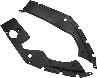 mewmewcat Motorraum-Seitenverkleidungsabdeckungen,Motorraum-Seitenverkleidungsabdeckungen, Paar, lange Version, Ersatz für Civic der 10. Generation 2016–2019