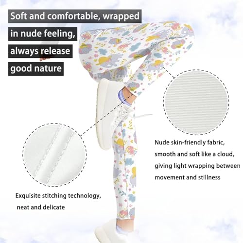 Girls Dot Print Leggings Size 4-13T Stretch Comfort Dance Pants for Little Kids Teen Girls Trendy Yoga Clothes4
