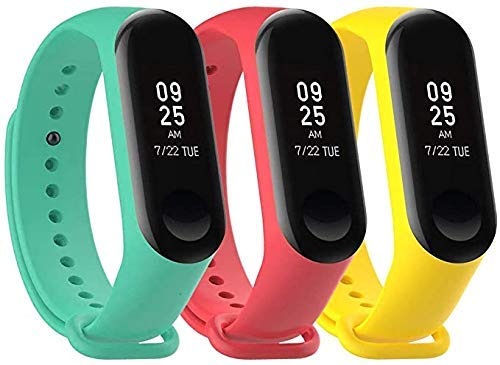 Waylon Wristband Silicone Compatible with Mi Band 3/Mi Band 4 (Combo, Pack of 3) (B08JTSCKLN) Amazon Price History, Amazon Price Tracker