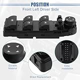 Aputoxz Front Left Driver Side Power Window Switch for BM-W 3 Series E90 E91 E92 E93 2007-2013 No. 61319217365, Window Control Master Switch for BM-W Power Window System - Image 7