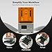MAGFORMS MateForm Air 4 Resin 3D Printer, Ultra-High Precision LCD Printer with 14.85μm Resolution, Industrial Grade MSLA Printer with Heater & Air Filter, Large Build Volume 8.98 x 5.05 x 9.84 Inch