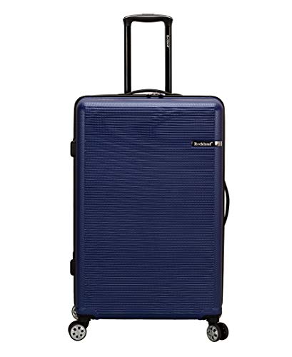 Rockland Skyline Hardside Spinner Wheel Luggage Set, Blue, 3-Piece Set (20/24/28)2