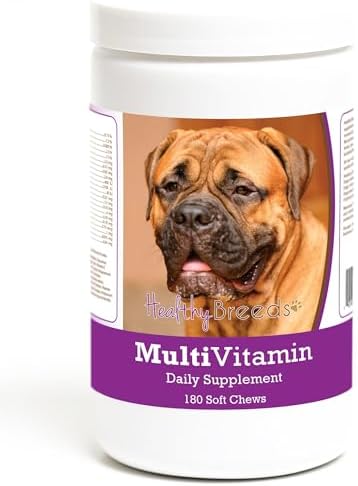 Healthy Breeds Bullmastiff Multivitamin Soft Chew for Dogs 180 Co...