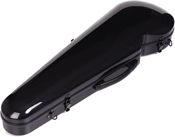Full Size Violin Case, Carbon Fiber Hard Shell with Built-in Hygrometer, Lightweight and Backpackable, Suitable for All Ages