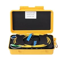OTDR Launch Cable Box SCAPC to LC/UPC 2000 Meter Single Mode Fiber Optic OTDR Launch Cord Dead Zone Eliminator Extension Cord Fiber Optic Optical Cable Tester Tool