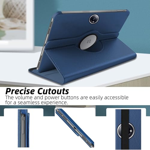 Image of TGK 360 Rotatable Smart Flip Case Cover for OnePlus Pad 2 12.1 inch Tablet (Dark Blue)