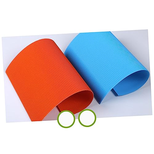 Papier cartonné ondulé A4 DOITOOL bloc feuilles multicolores bricolage loisirs créatifs - 4