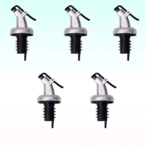 DOITOOL 5 Stks Olie Schenktuitjes Liquor Schenkers Olijfolie Azijn Wijn Dispenser Wijn Fles Stop Fles Taps Toelopende… - Afbeelding 6