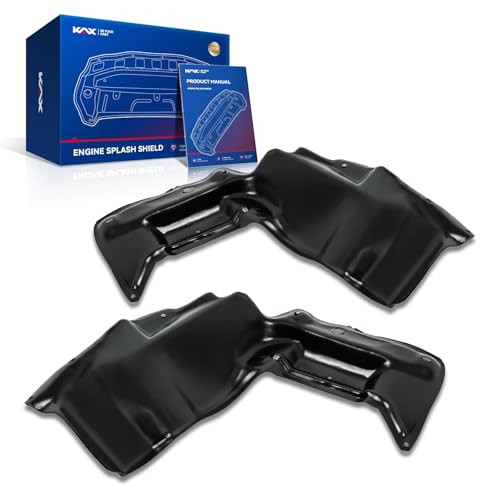 Image of KAX Engine Splash Shield TO1228157 TO1228158 Under Cover Compatible with 2003-2004 2007-2008 Toyota Corolla, 2005-2006 Corolla CE, 2005-2006 Corolla LE, 2005-2006 Corolla S, 2003-2008 Matrix XR 2PCS