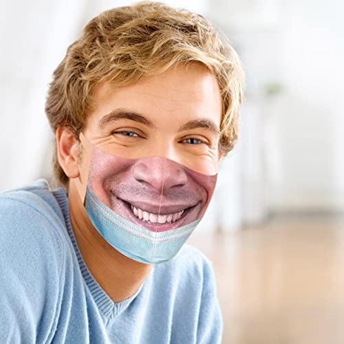 Suprimentos para festa de Halloween masculino/feminino adulto interessante padrão 3D lavável reutili