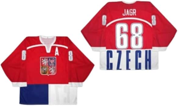 Amazon.com: Jaromir J 68 Czech Republic National Team Red Hockey
