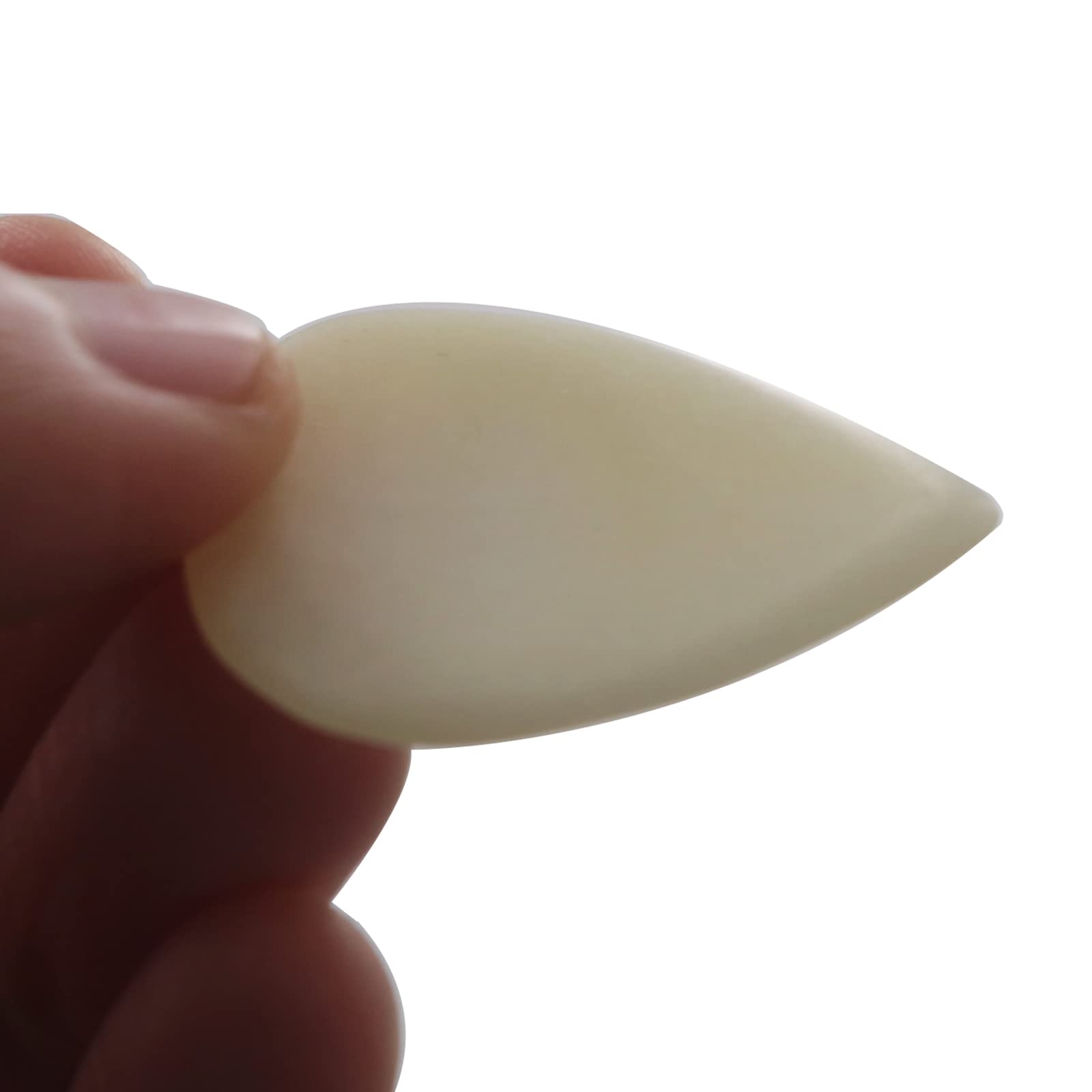 1 plettro per chitarra, 30 x 33 mm, in osso di bue, in tinta unita, per basso, chitarra elettrica, chitarra acustica, plettri per chitarra naturale