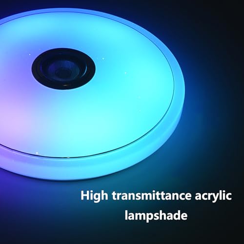 LED plafonnier avec télécommande et app contrôle pour un éclairage RGB - 4