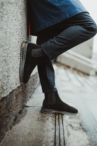 SWIMS Men's Chelsea Vibram Waterproof Suede Boots4