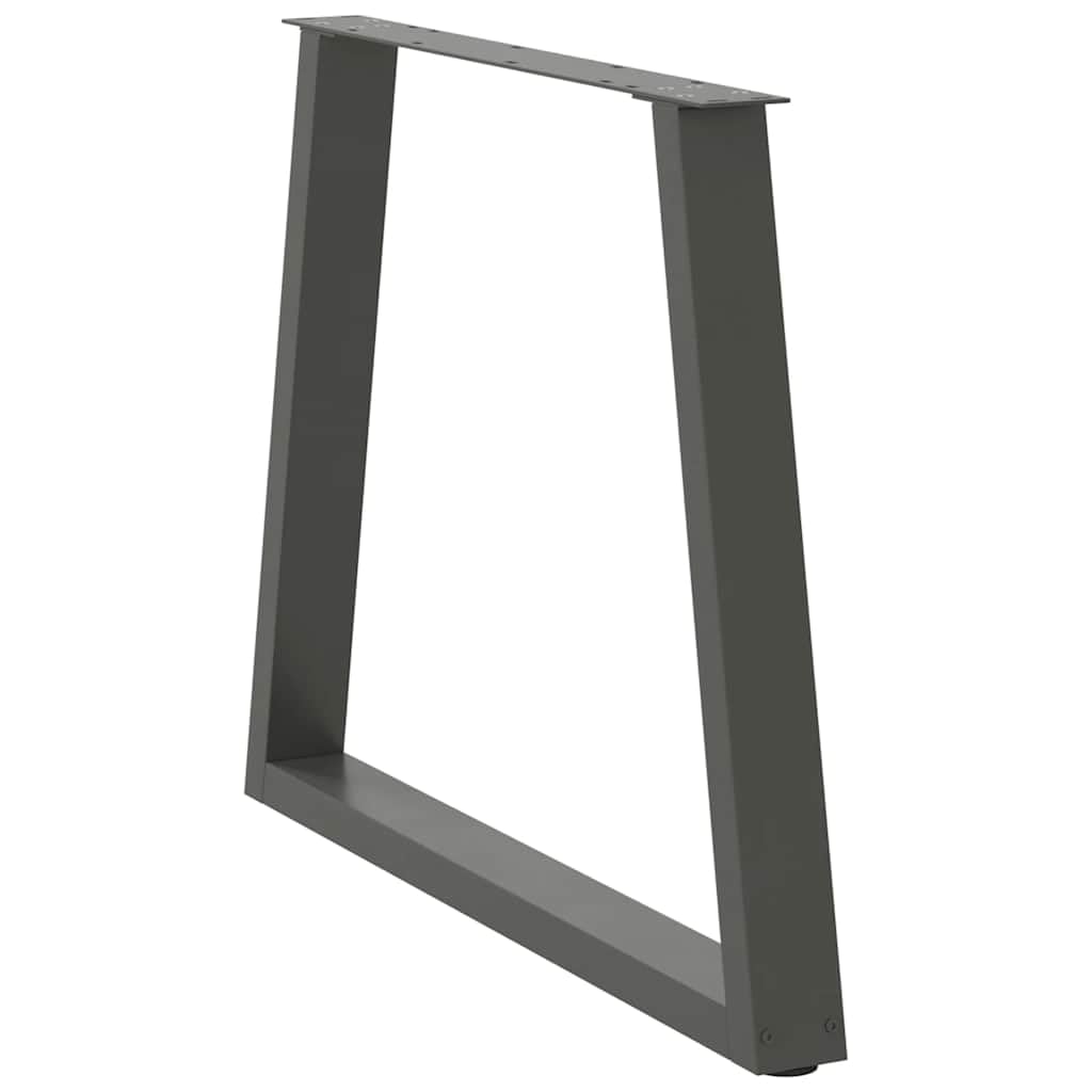 Stół do jadalni nogi 3 sztuki antracyt 70 x (72-73,3) cm stal