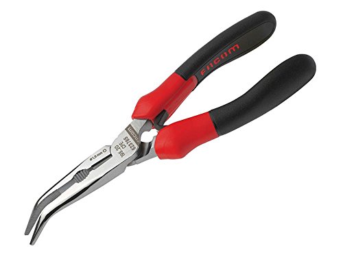 Facom 195.20CPE Long Half Round Nose Plier, 200mm