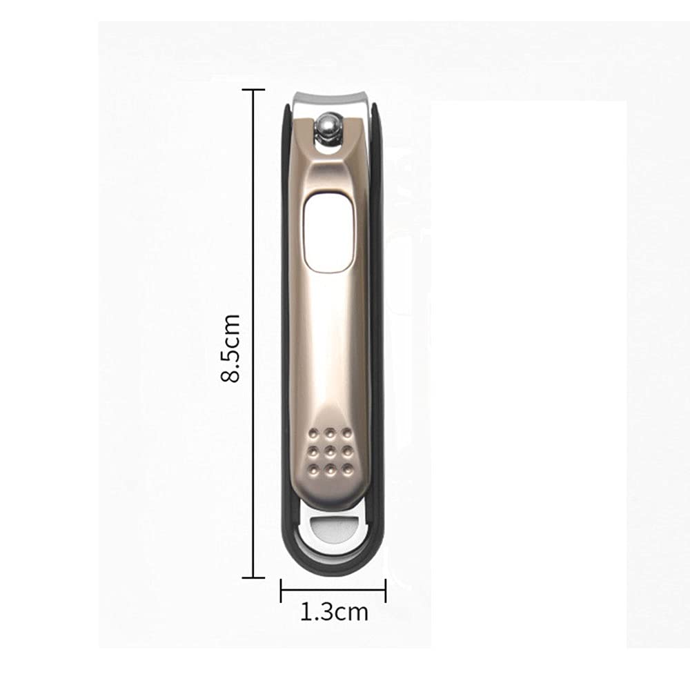 XIANGFAZJD Nagelschere Großer Kleiner Edelstahl-Nagel-Clipper-Fräser, professioneller Maniküre-Trimmer-Zehen-Nagelschneider, Haushaltsnagel-Klipper (Size : Large)