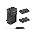 Powerextra 2 x 2600mAh EN-EL23 Battery & Quick Charger with Car Charger Compatible with Nikon Coolpix P600, P610, B700, P900, S810c