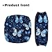 LedBack Blue Butterfly Leaves Walker Accessories Rollator Seat and Back Rest Covers Rollator Accessories Walker Cover Protective Cover, Easy to Install