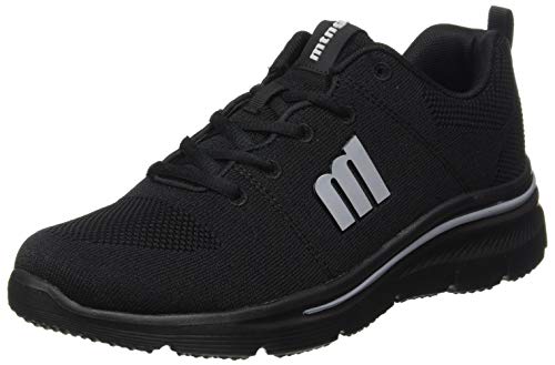 mustang SOMO, Zapatillas Deportivas Mujer, Tricot Negro, 37 EU