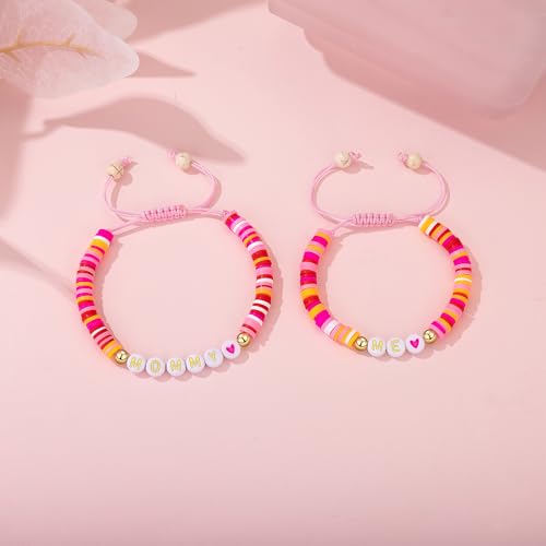 First Day of Kindergarten Bracelet Gift for Mom and Daughter Mommy and Me Back to School Bracelet2