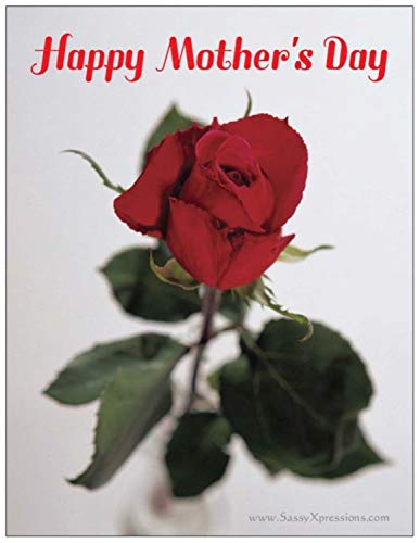Imán Refrigerador Feliz Día de la Madre Rosa miniatura 1
