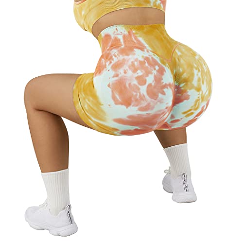 Image of SUUKSESS Women Seamless Booty Shorts Butt Lifting High Waisted Workout 3 inch