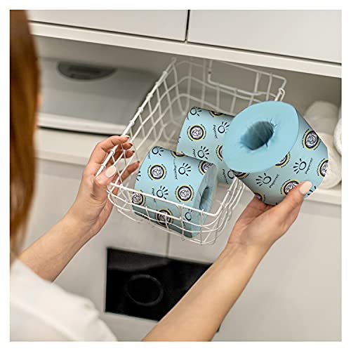 Papernet Toilet Tissue 48 Single Rolls With 400 Premium Quality Sheets Per Roll | Compatible With Universal Dispensing System | 2 Ply 400 Sheets 4.1” X 4.0” #TOP5