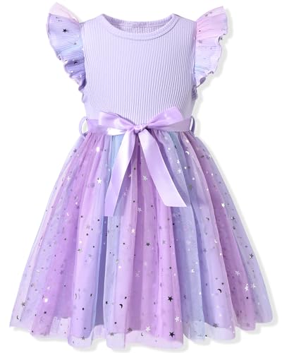 Toddler Girl Summer Sleeveless Tulle Dress 1-5 Years