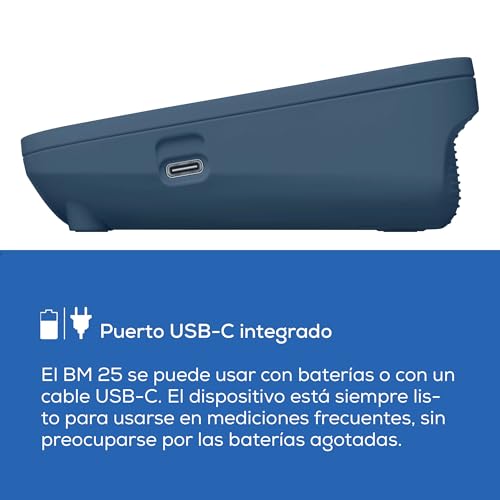 Miniatura 3 de Beurer BM 25 Tensiómetro de brazo, operación sencilla con un botón, medición precisa, detección de arritmias, con puerto USB-C, brazalete para 22-42 cm, transferencia de datos a Apple Health y más
