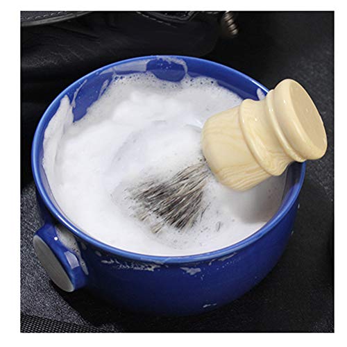 Foto von Kikier Rasierschale, große Kapazität Keramik Seifenschale Seifenschale Männer Rasierschaum Schüssel Rasierschale